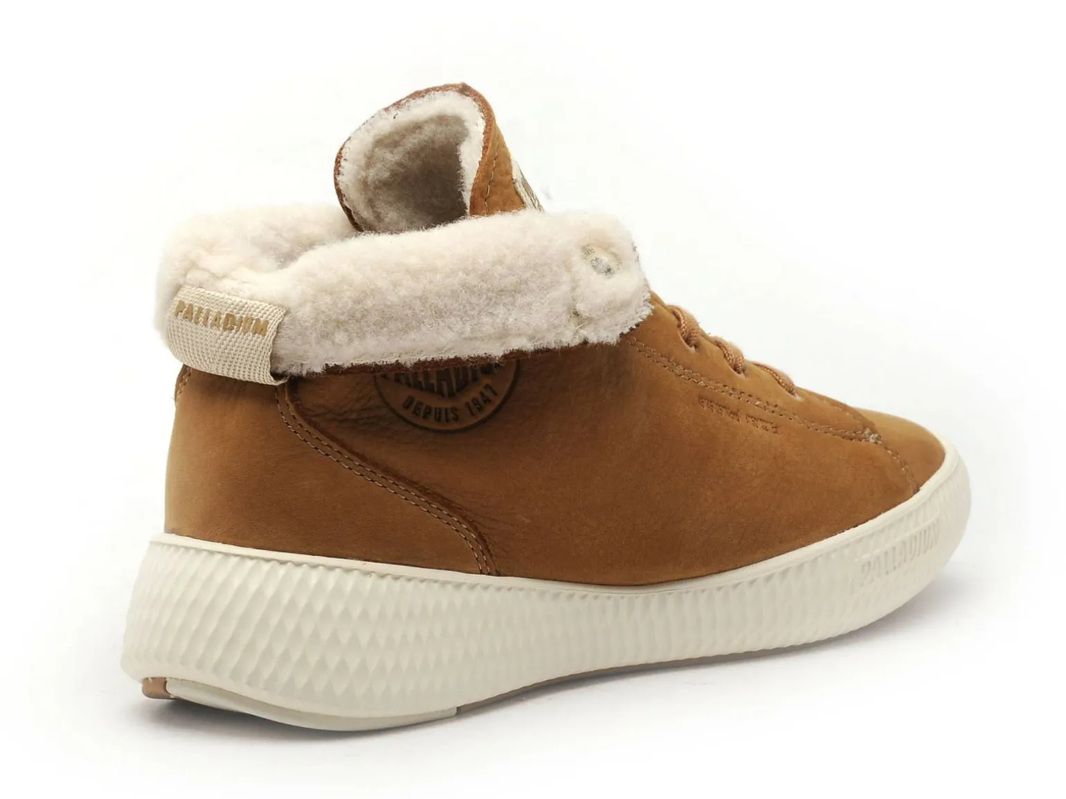 Palladium PALLANOVA CHUKKA WL DEAR Beige Basket Montante Femme