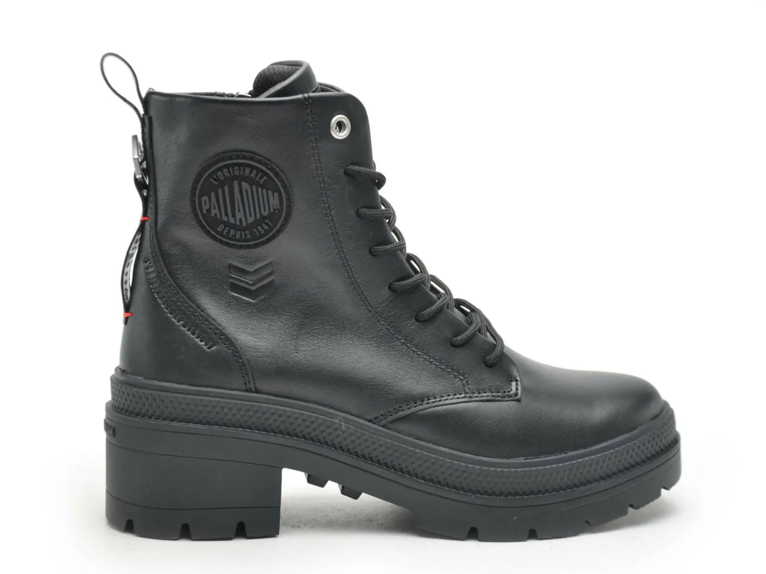 Palladium PALLARISE RANGERL Noir Boots et Bottines à Talons Femme