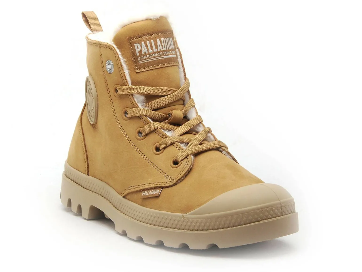 Palladium PAMPA HI ZIP WL Marron Boots et Bottines Plates Femme