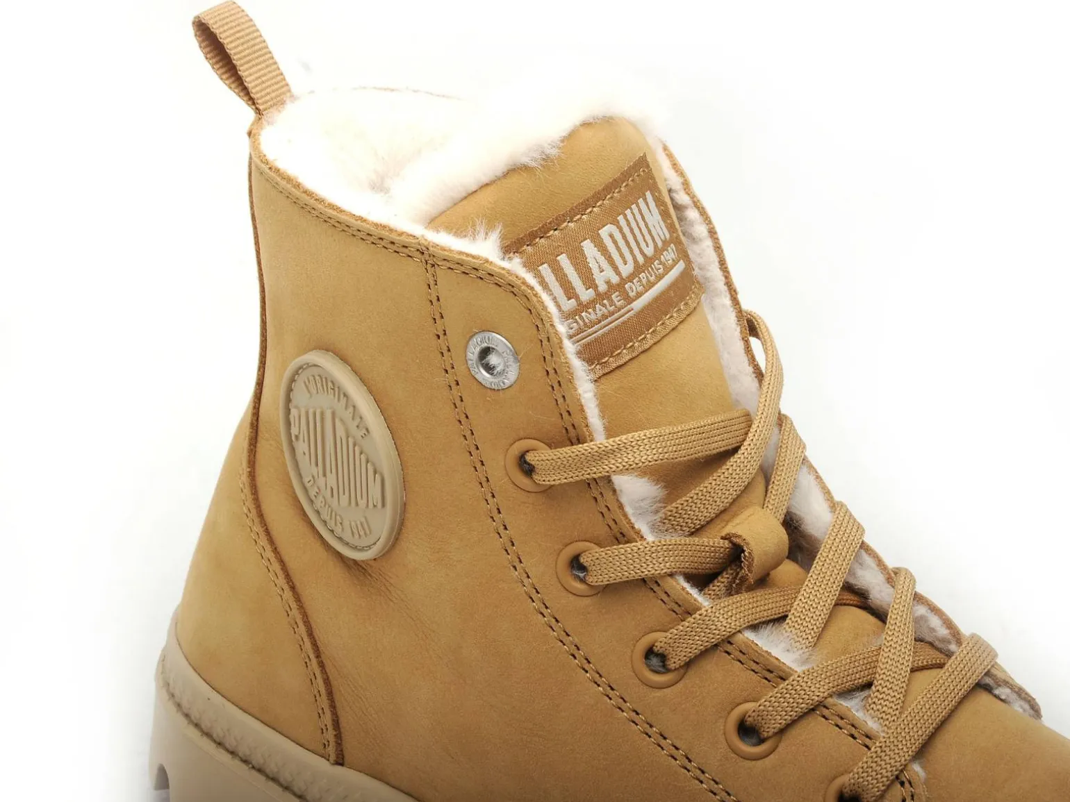 Palladium PAMPA HI ZIP WL Marron Boots et Bottines Plates Femme