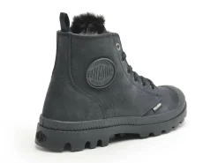 Palladium PAMPA HI ZIP WL Noir Boots et Bottines Plates Femme