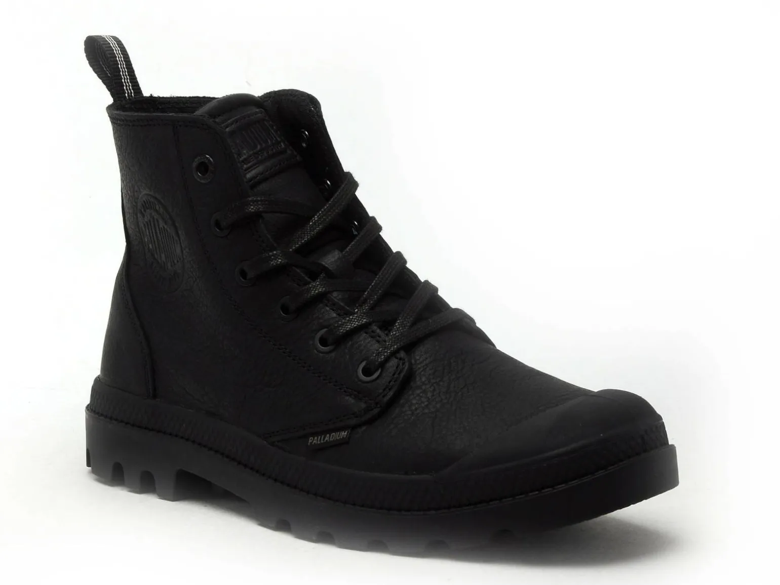 Palladium PAMPA ZIP LEATHERESS Noir Boots et Bottines Homme