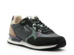 Pepe Jeans BRIT PRINTS W PLS40021 Vert Baskets Basses Femme