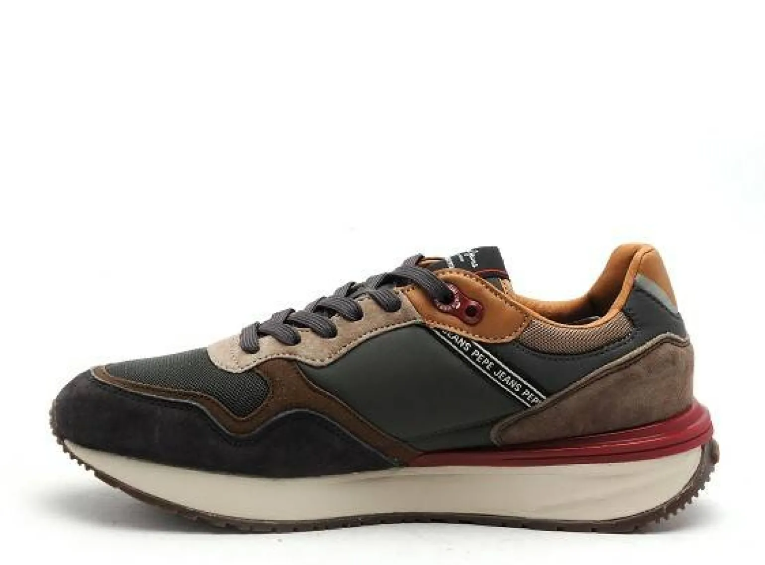 Pepe Jeans BUSTER PRO M PMS60027 Kaki Baskets Basses Homme