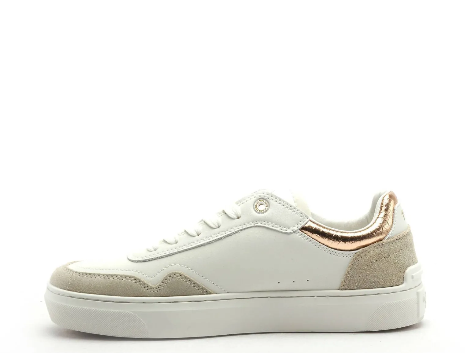 Pepe Jeans CAMDEN COLLAR PLS00042 Blanc Baskets Basses Femme