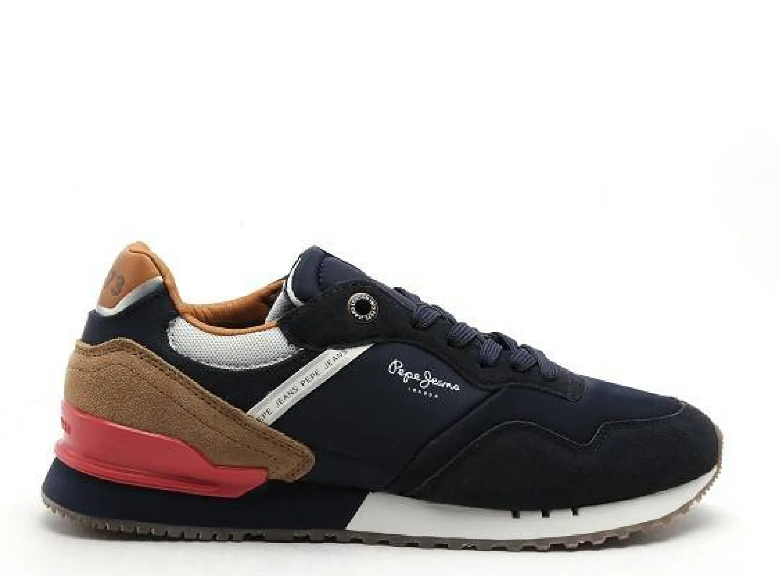 Pepe Jeans LONDON BRAND M PMS40018 Bleu Baskets Basses Homme