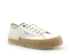 Pepe Jeans SAMOI PLS31595 Blanc Baskets Basses Femme