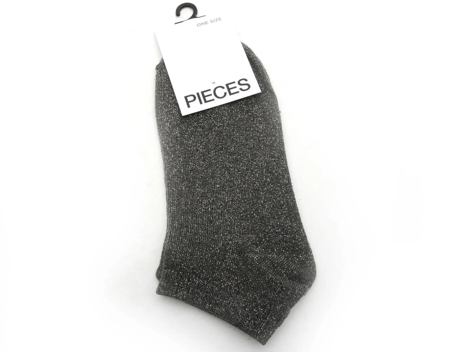 Pieces CHAUSSETTES PCSEBBY GLITTER SNEAKER Kaki Chaussettes Femme