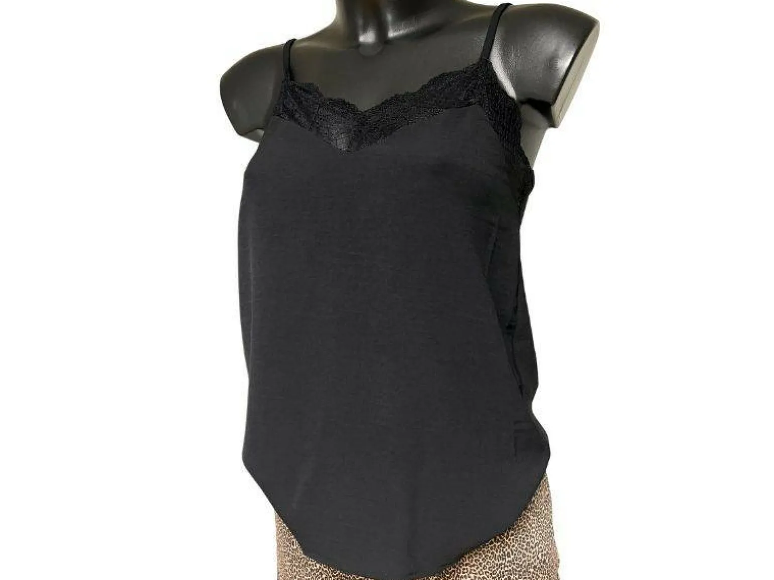 Pieces Débardeur Noir TIFFANY T-Shirts Femme