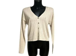 Pieces Gilet Beige SALIMA Pulls et Gilets Femme