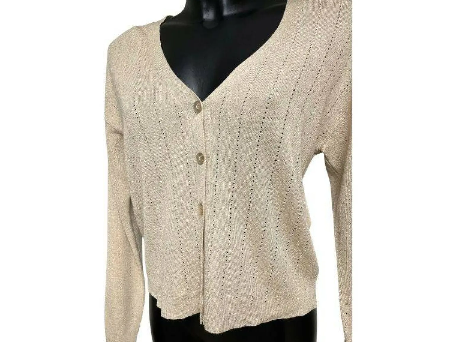 Pieces Gilet Beige SALIMA Pulls et Gilets Femme