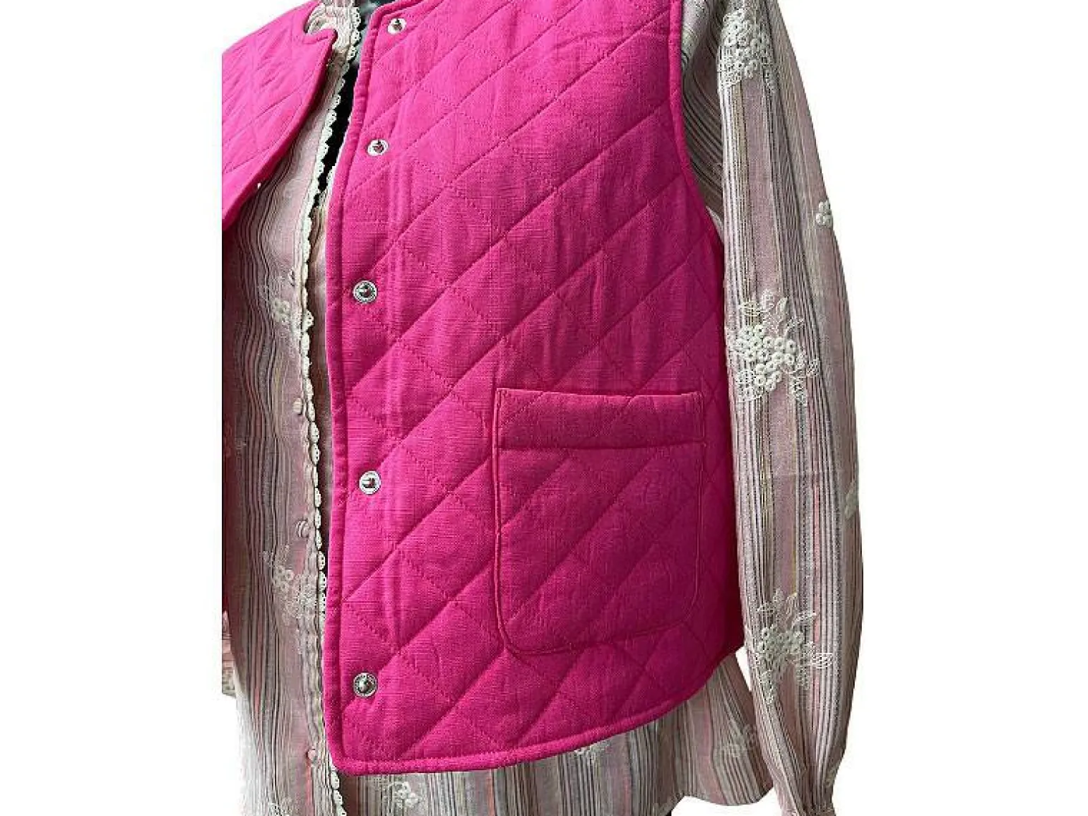 Pieces Gilet Rose SARIA Pulls et Gilets Femme