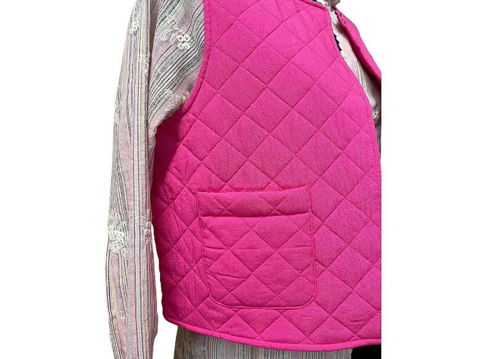 Pieces Gilet Rose SARIA Pulls et Gilets Femme