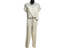 Pieces Pantalon Beige PIA HW WIDE Jeans et Pantalons Femme
