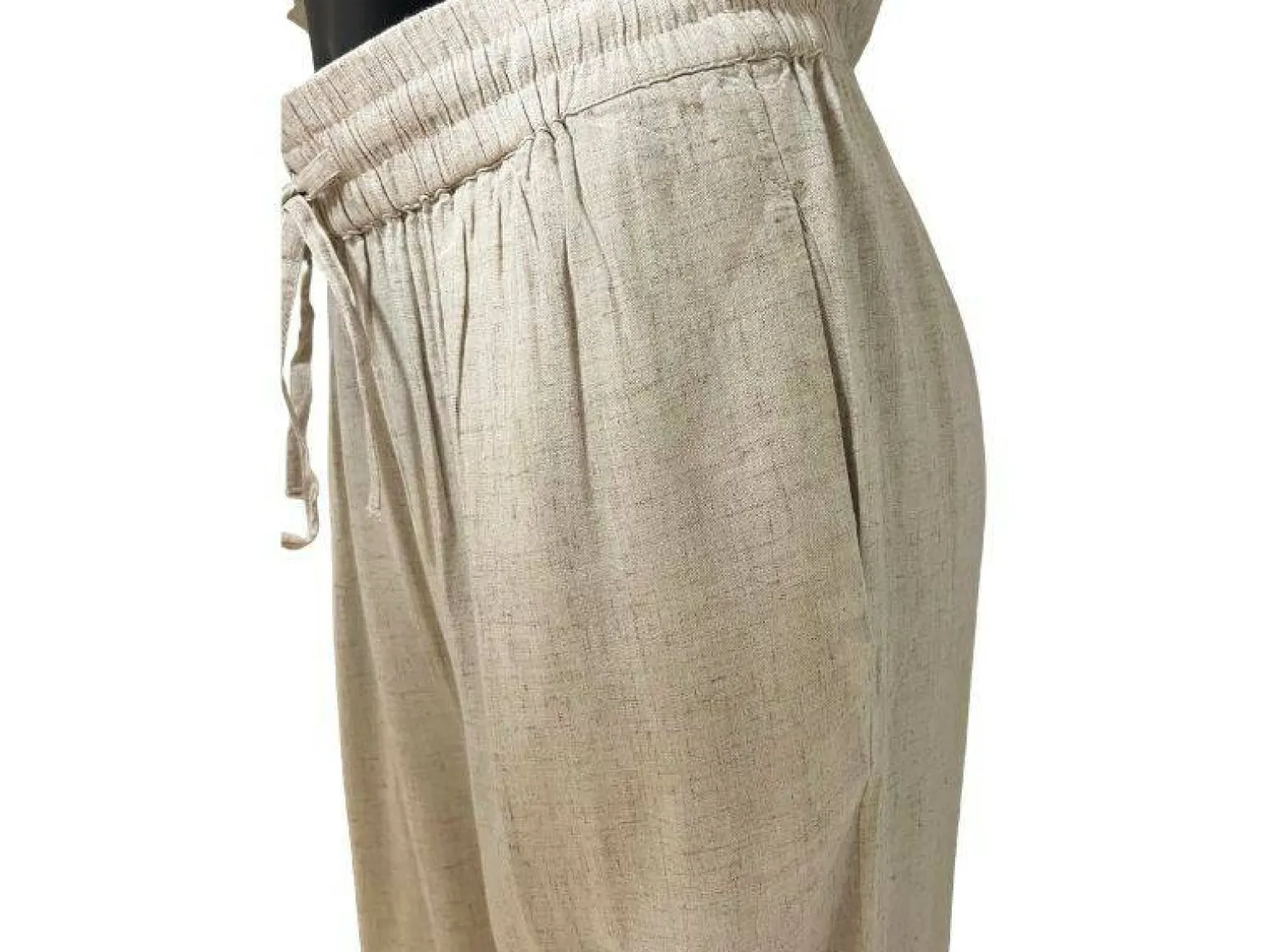 Pieces Pantalon Beige PIA HW WIDE Jeans et Pantalons Femme