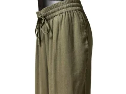 Pieces Pantalon Kaki PIA HW WIDE Jeans et Pantalons Femme