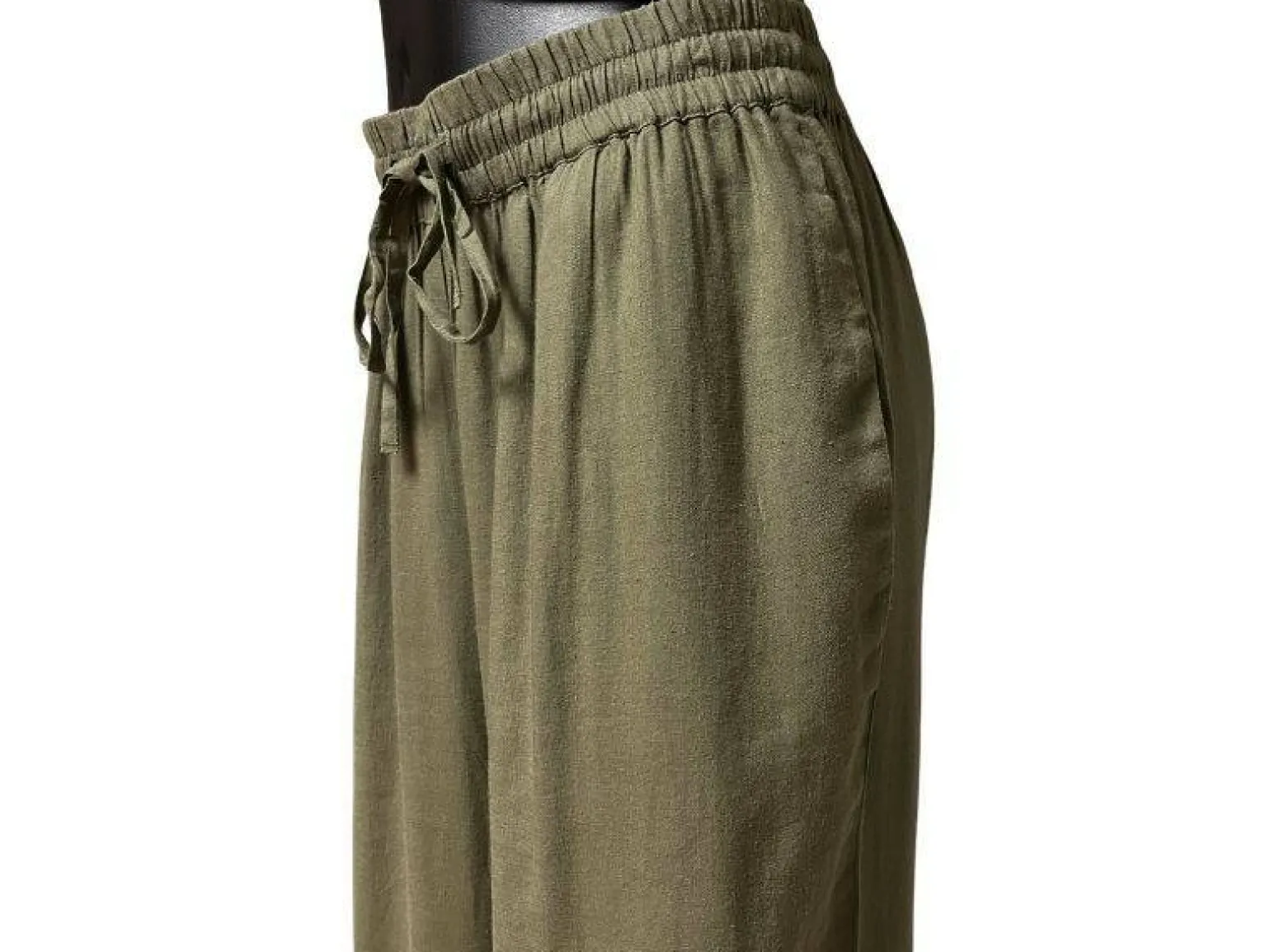 Pieces Pantalon Kaki PIA HW WIDE Jeans et Pantalons Femme