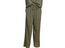 Pieces Pantalon Kaki PIA HW WIDE Jeans et Pantalons Femme