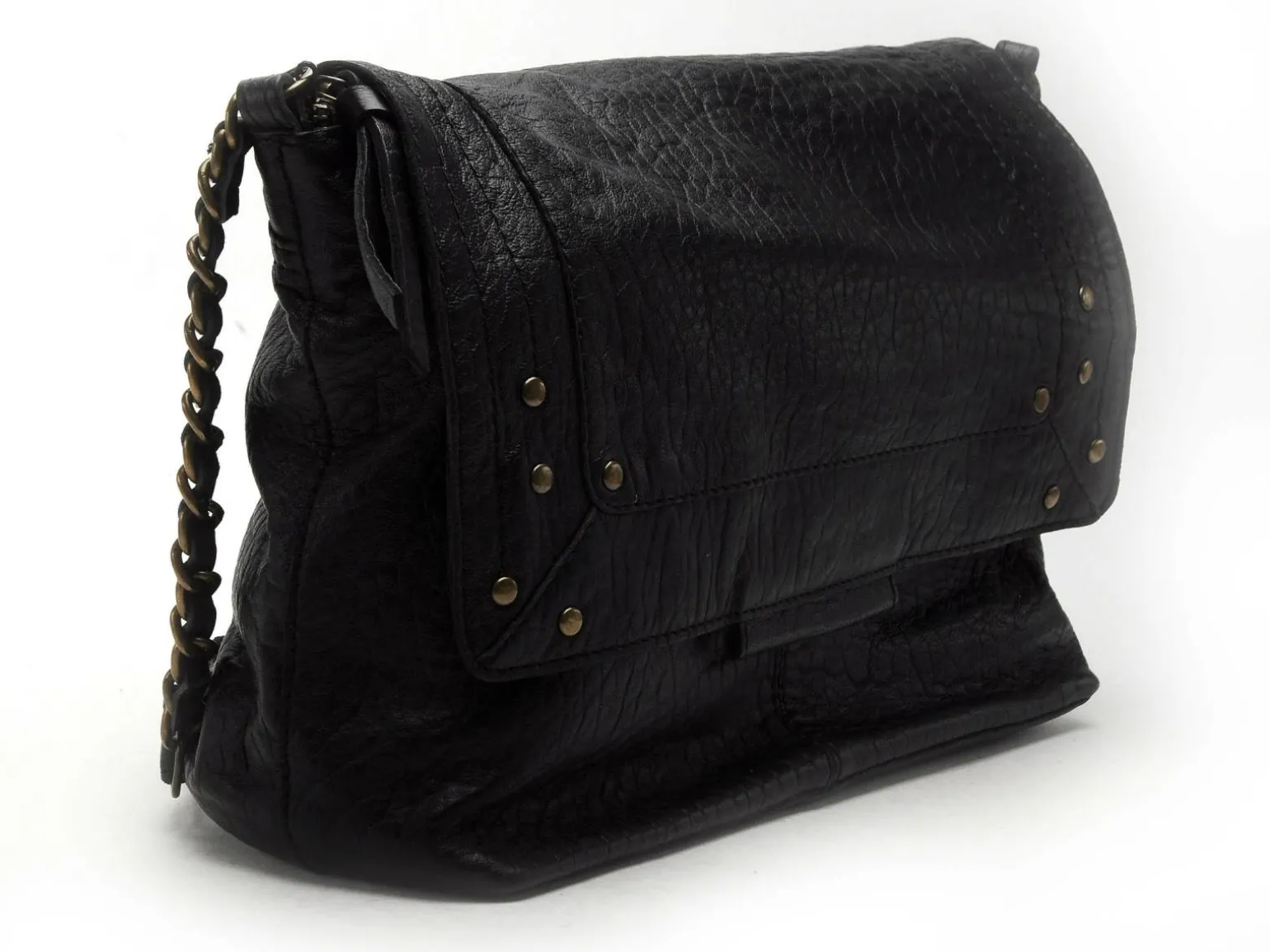 Pieces Sac à main PCFELIZIA LEATHER LARGE CROSS BODY FC Noir Sacs Femme