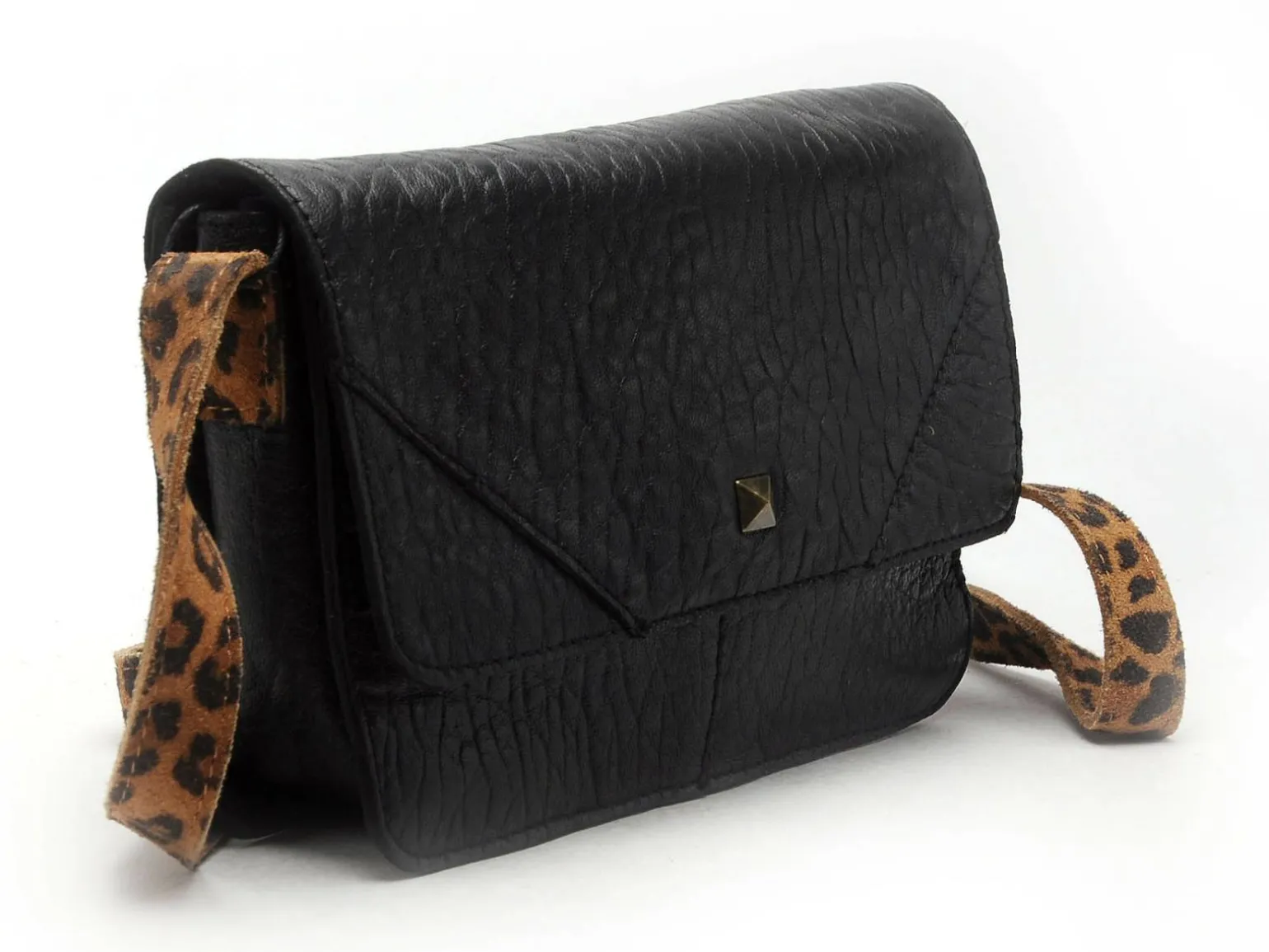 Pieces Sac à main PCJUNE LEATHER CROSS BODY FC Noir Sacs Femme