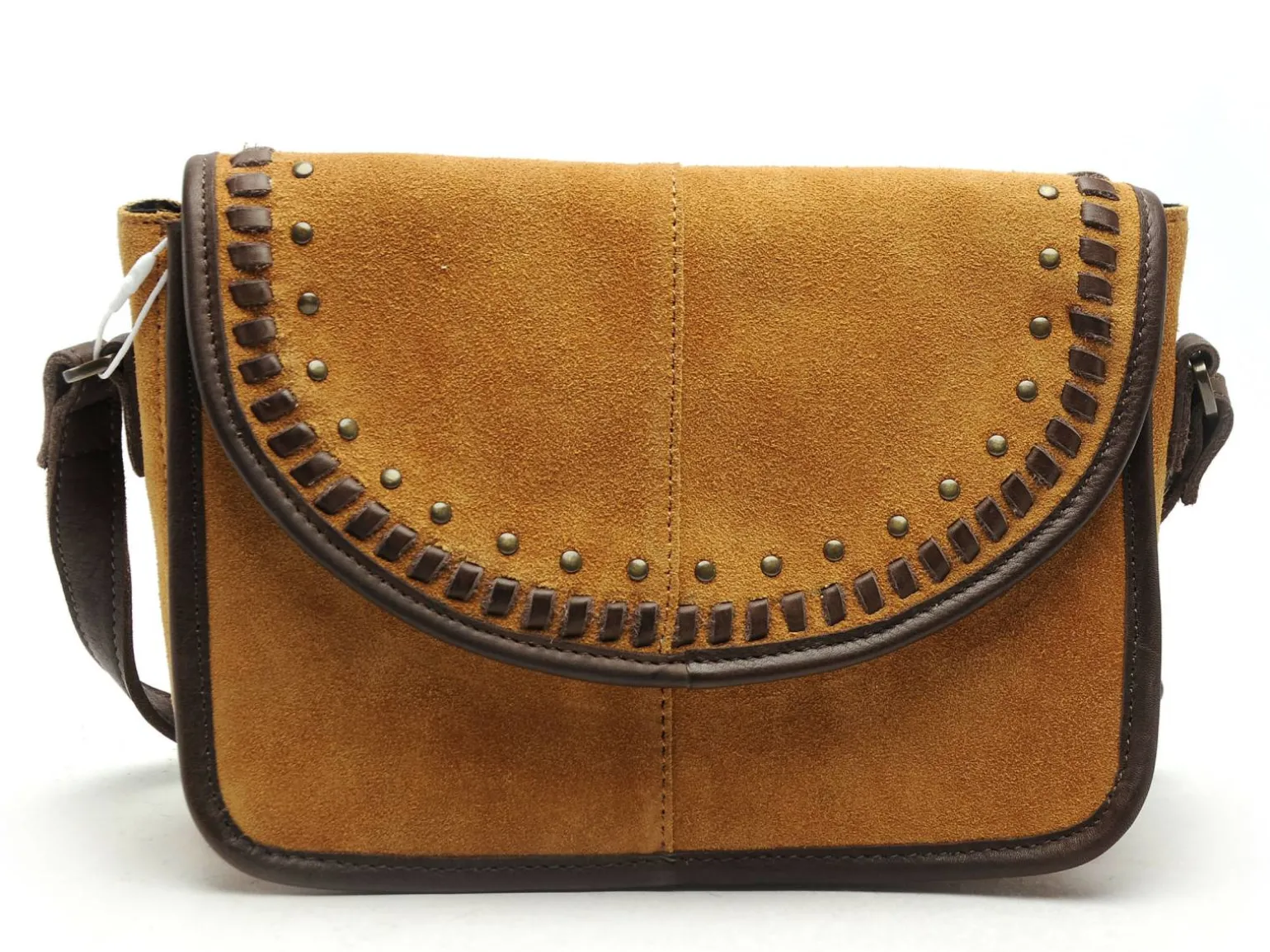 Pieces SAC PCGUKKA SUEDE CROSS BODY FC Marron Sacs Femme