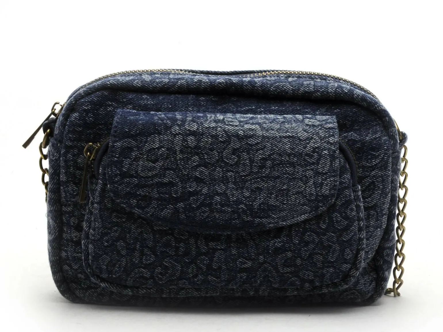 Pieces SAC PCNAINA DENIM CROSS BODY FC Bleu Sacs Femme