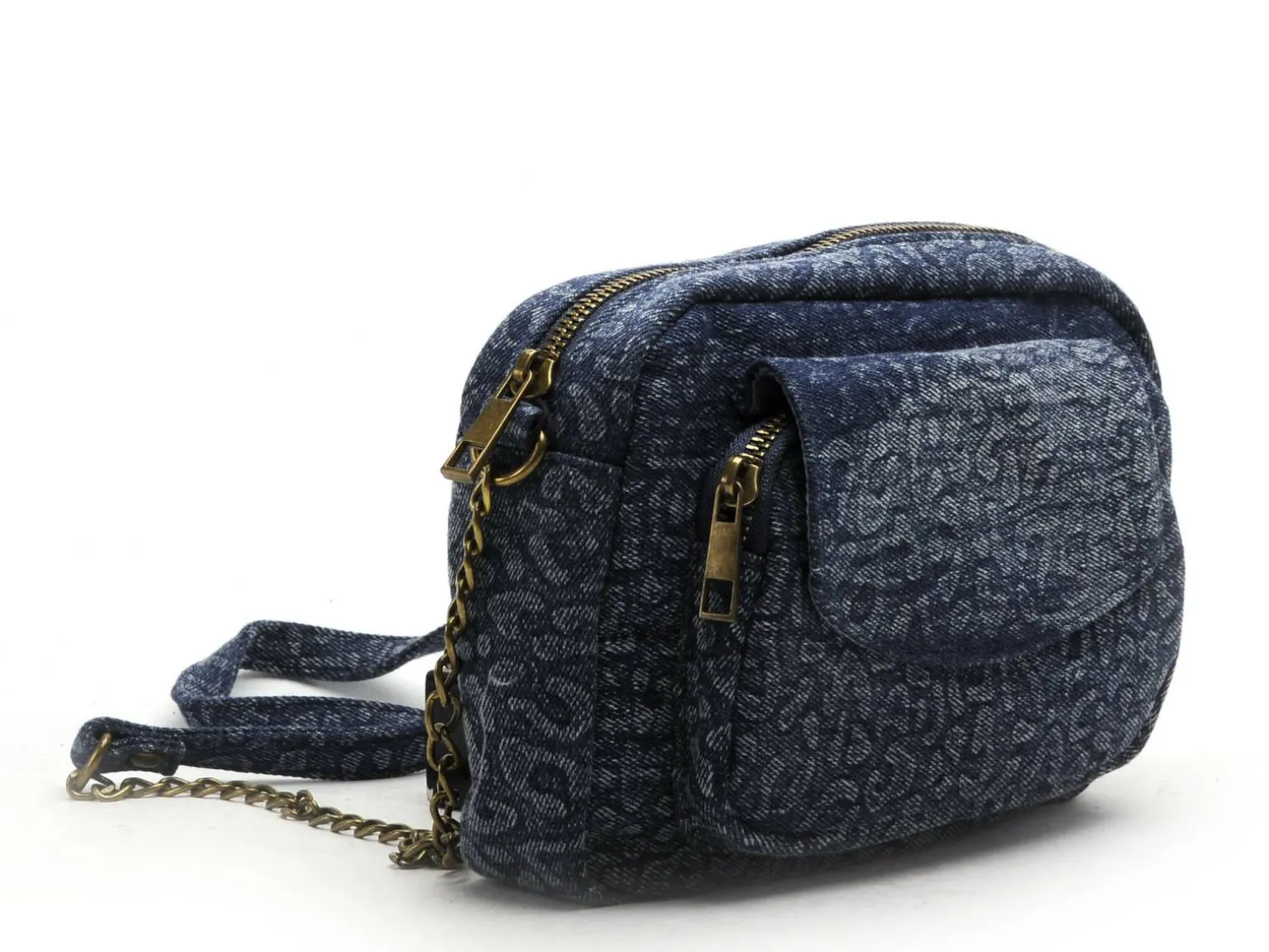 Pieces SAC PCNAINA DENIM CROSS BODY FC Bleu Sacs Femme