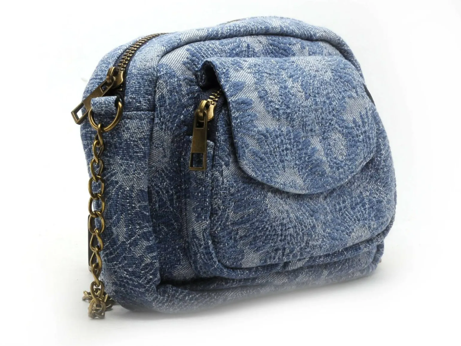 Pieces SAC PCNAINA DENIM CROSS BODY FC Bleu Clair Sacs Femme