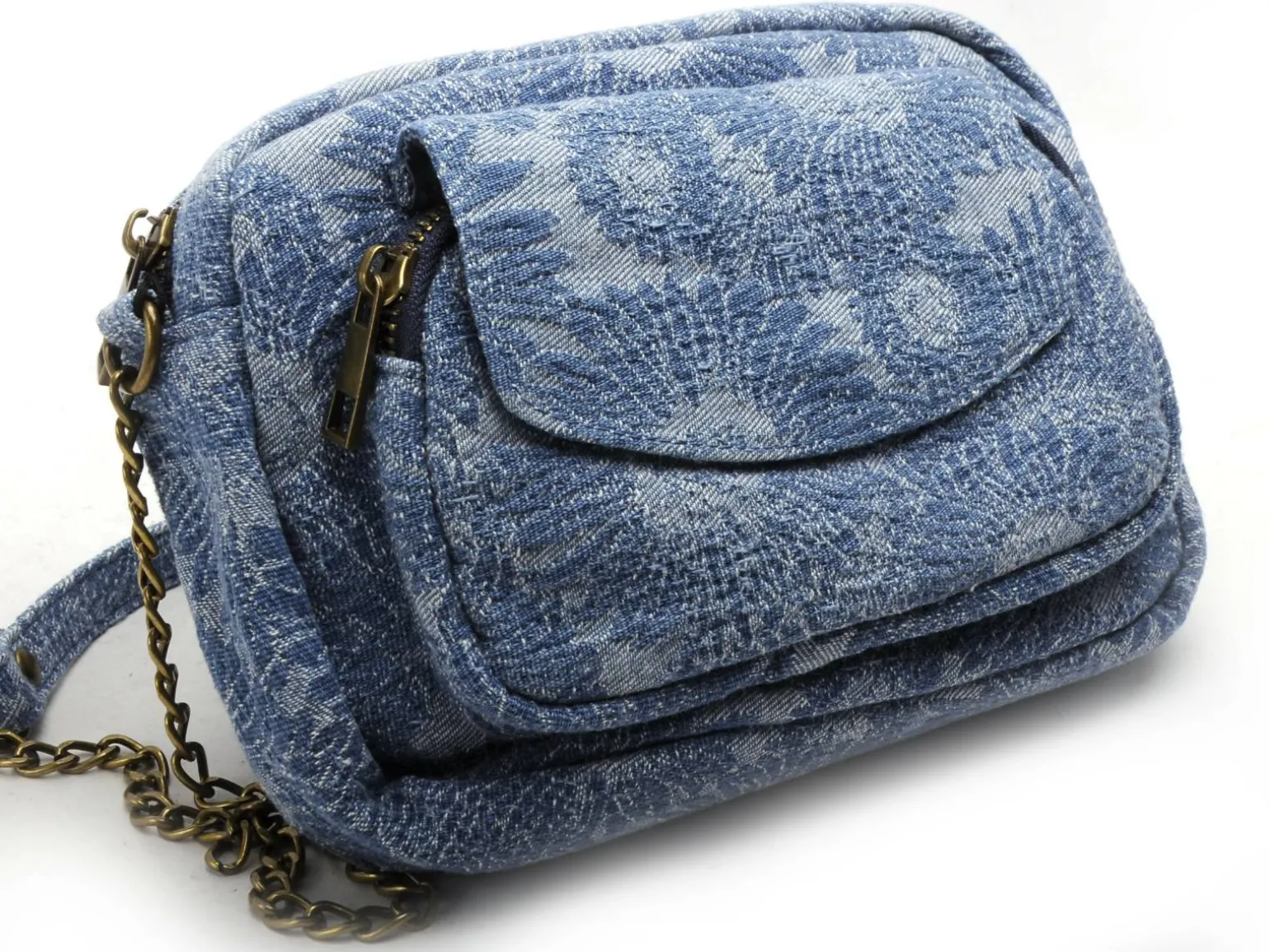 Pieces SAC PCNAINA DENIM CROSS BODY FC Bleu Clair Sacs Femme