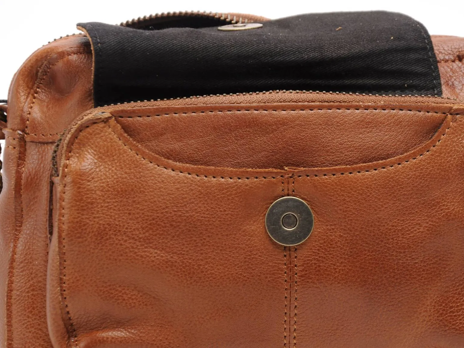 Pieces SAC PCNAINA LEATHER CROSS BODY FC NOOS Marron Sacs Femme