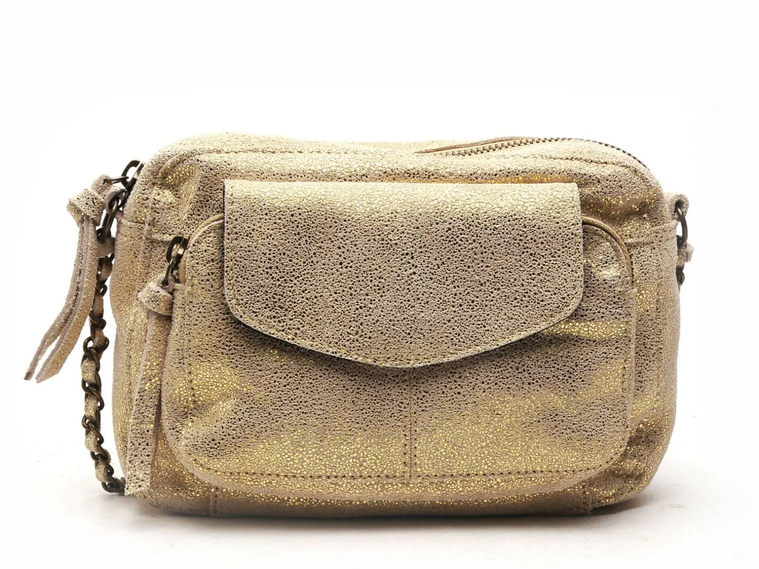 Pieces SAC PCNAINA LEATHER CROSS BODY FC NOOS Or Sacs Femme