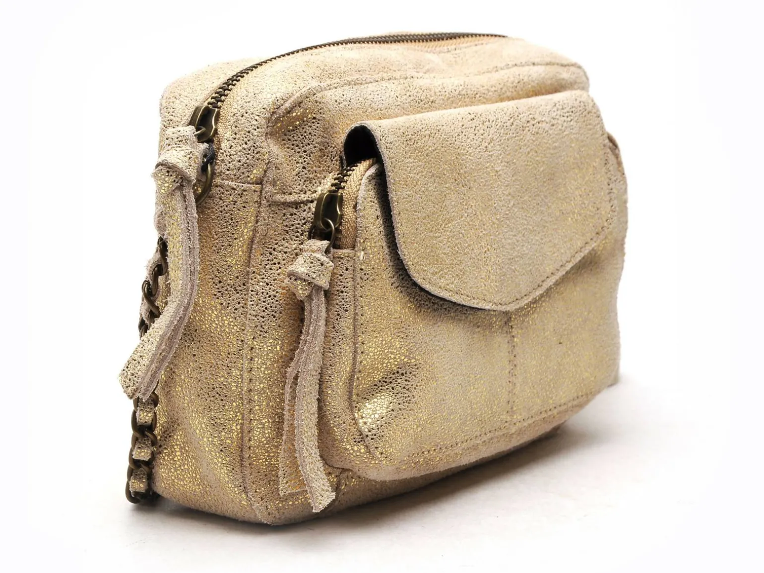 Pieces SAC PCNAINA LEATHER CROSS BODY FC NOOS Or Sacs Femme