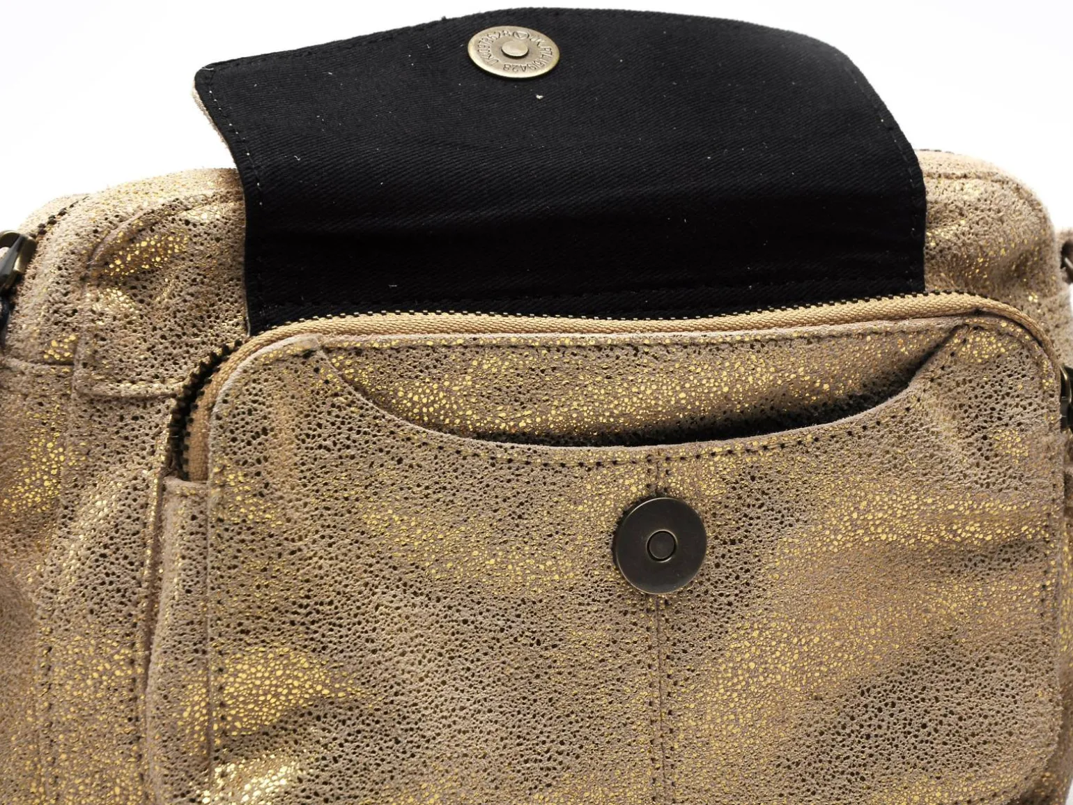 Pieces SAC PCNAINA LEATHER CROSS BODY FC NOOS Or Sacs Femme