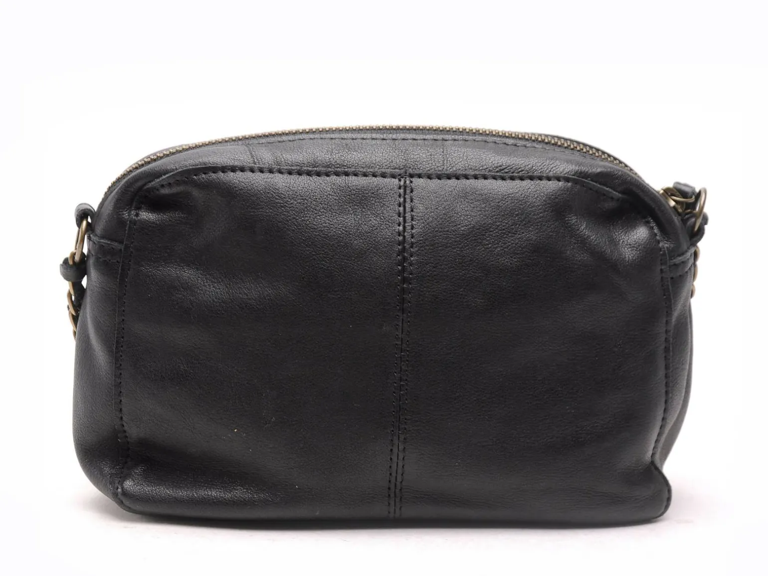 Pieces SAC PCNAINA LEATHER CROSS BODY FC NOOS Noir Sacs Femme