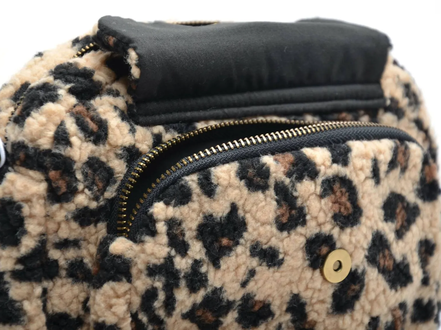 Pieces Sac PCNAINA TEDDY LEO CROSS BODY FC Beige Sacs Femme