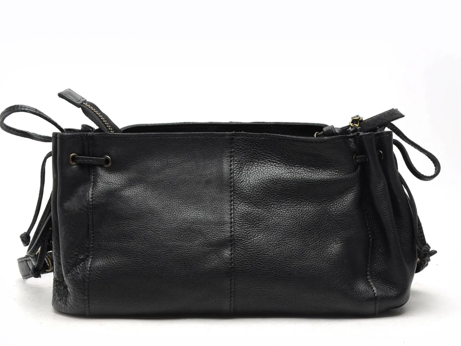Pieces SAC PCPIHANNA LEATHER CROSS BODY FC Noir Sacs Femme