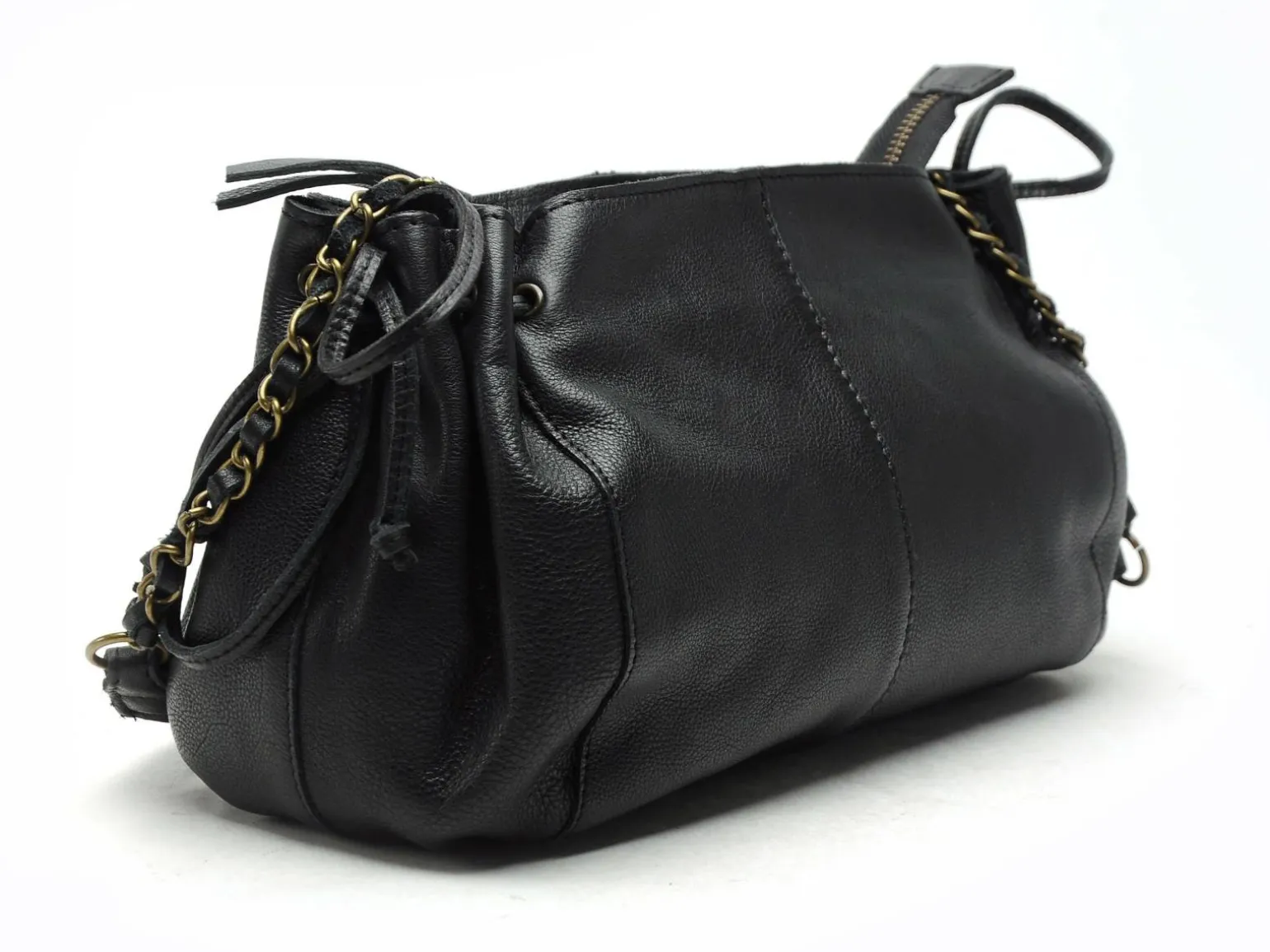 Pieces SAC PCPIHANNA LEATHER CROSS BODY FC Noir Sacs Femme