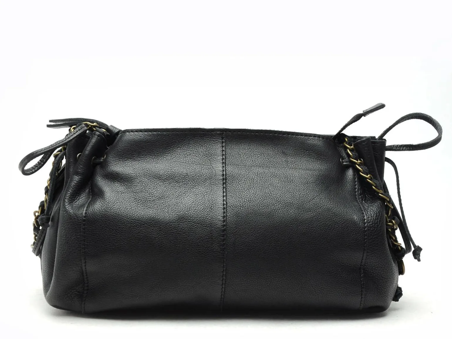 Pieces SAC PCPIHANNA LEATHER CROSS BODY FC Noir Sacs Femme