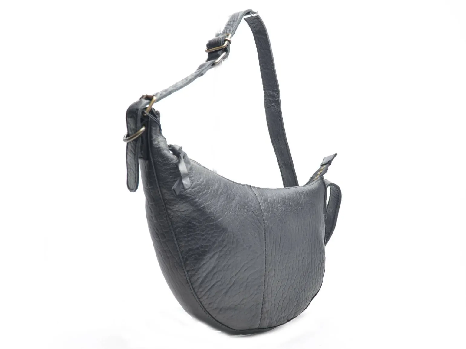 Pieces Sac PCSTINA LEATHER SHOULDER BAG FC Noir Sacs Femme