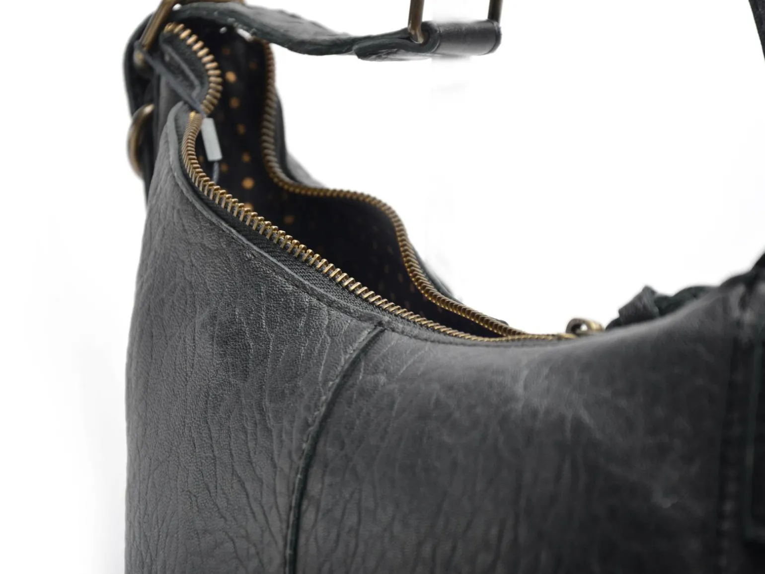 Pieces Sac PCSTINA LEATHER SHOULDER BAG FC Noir Sacs Femme
