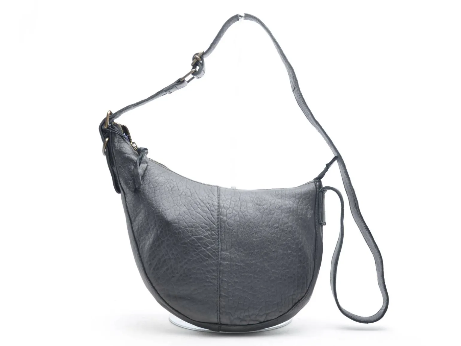 Pieces Sac PCSTINA LEATHER SHOULDER BAG FC Noir Sacs Femme