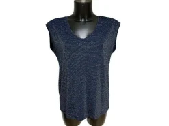 Pieces T-Shirt Bleu BILLO T-Shirts Femme