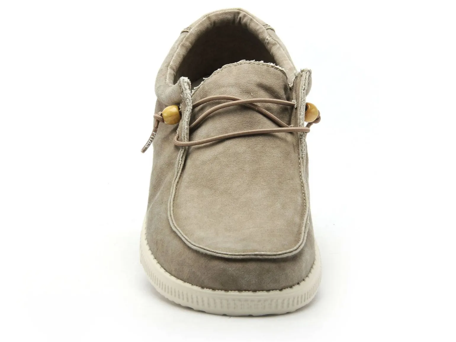 Pitas WALLABI WASHED Beige Mocassins Homme