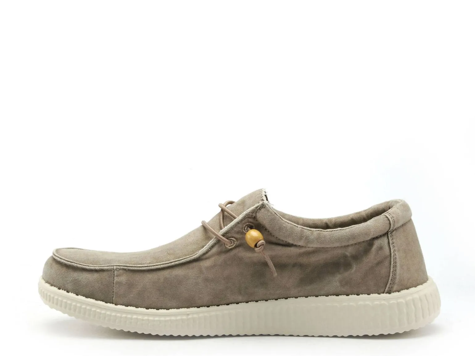 Pitas WALLABI WASHED Beige Mocassins Homme