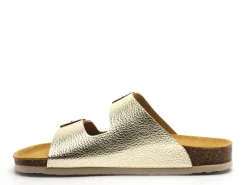 Plakton BETA 180010 Or Mules et Sabots Plats Femme