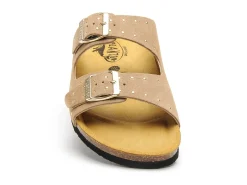 Plakton BETA RE 180010 Beige Mules et Sabots Plats Femme