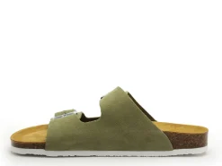 Plakton BETA 180010 Vert Mules et Sabots Plats Femme