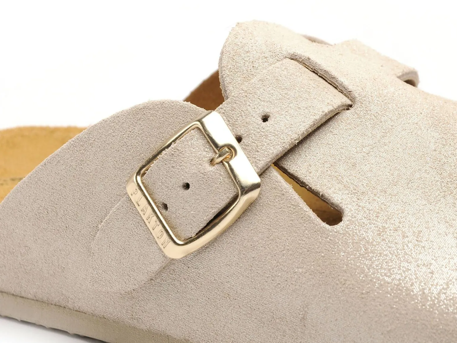 Plakton BLOGG 181539 Beige Mules et Sabots Plats Femme