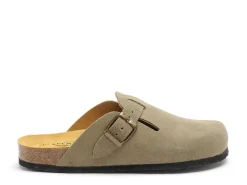 Plakton BLOGG 181539 Kaki Mules et Sabots Plats Femme
