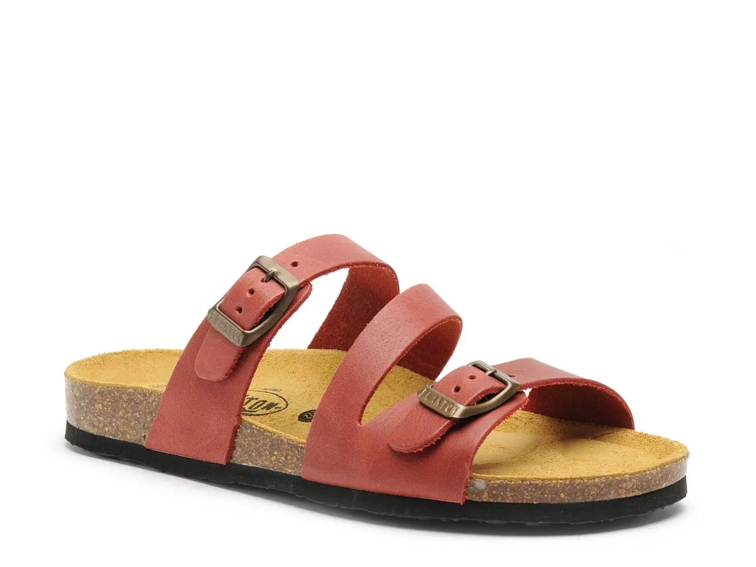 Plakton BOLINO 181210 Rouge Mules et Sabots Plats Femme